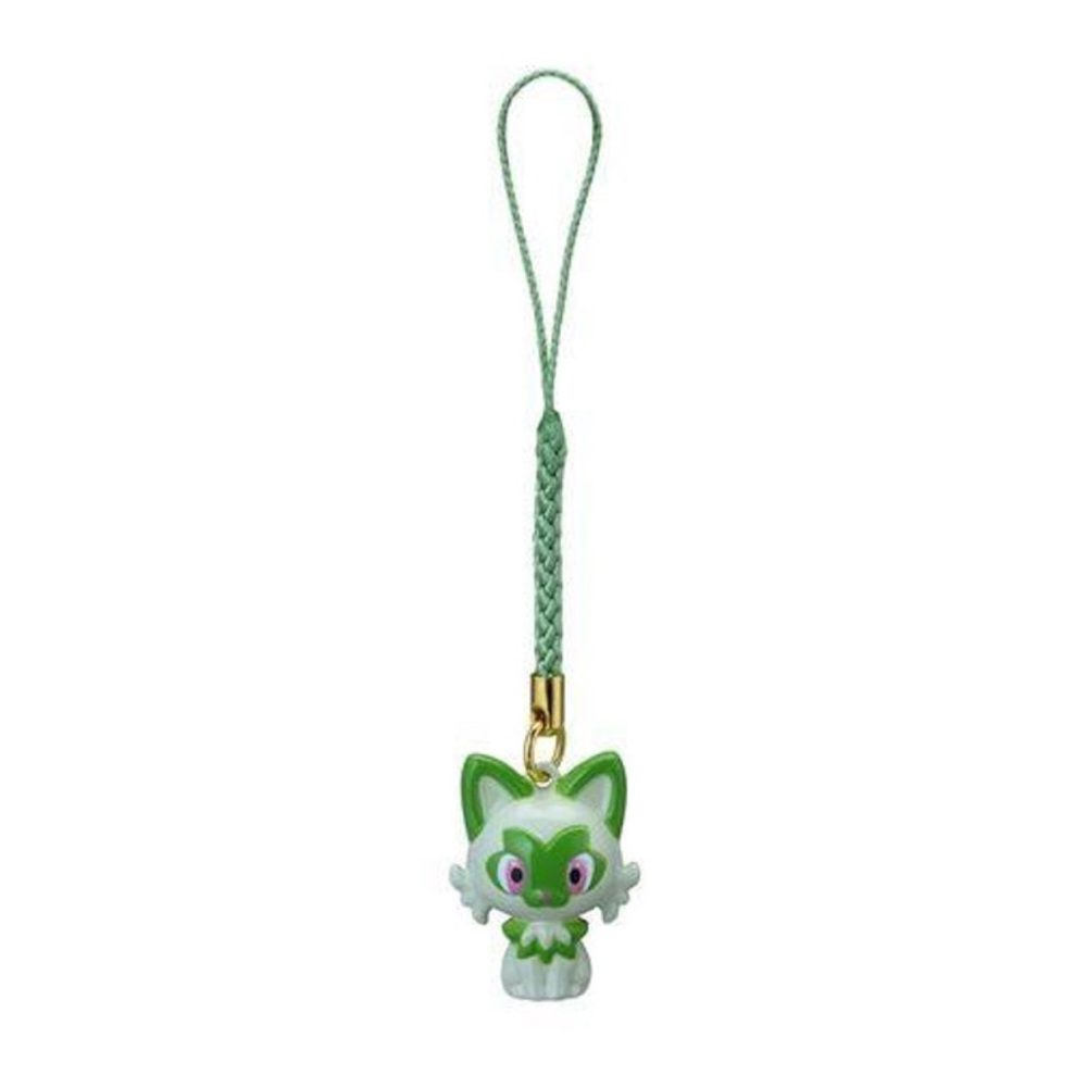 BNWT Japan Pokemon Center Original Sprigatito Bell Keychain